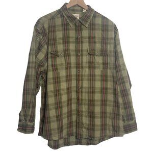 Red Head Men’s Long Sleeve Flannel Shirt – Size Large